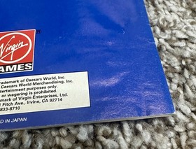 Caesars Palace (Nintendo NES) Cart And Manual Only READ, Cleaned And Tested