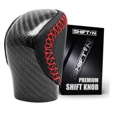 Gear Shift Knob Shifter for Lexus ES GS GX is NX Black Leather / Carbon Fiber