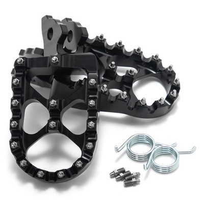 For Apollo RFN All Years CNC Billet Foot Pegs Pedals Black Foot Pegs Footpegs
