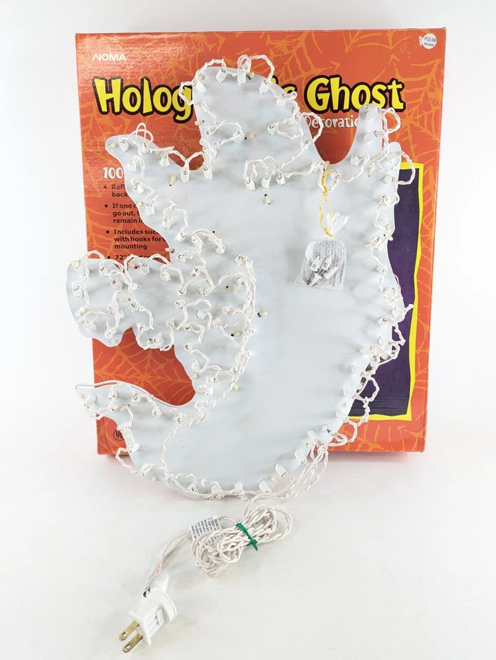 Colgante de ventana fantasma holográfico iluminado Halloween vintage Noma probado con caja Foto 2 de 4