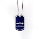 Seattle Seahawks Domed Dog Tag Necklace