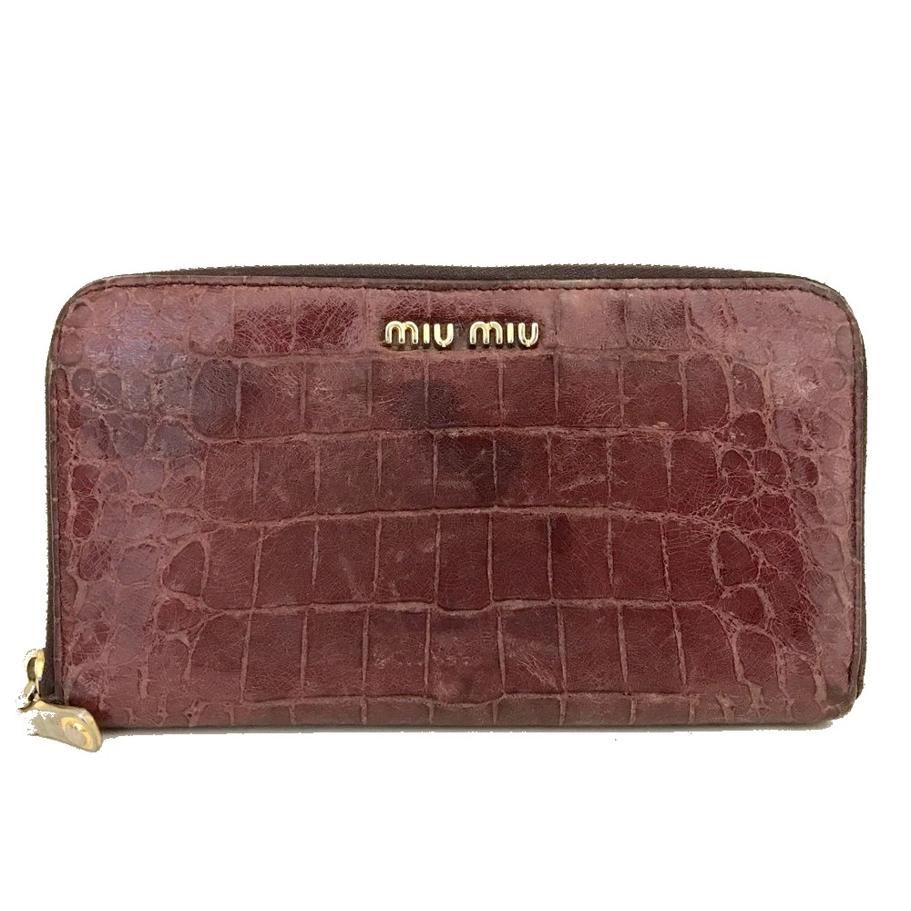 Miu Miu Zip-Around Wallets for Women for sale | eBay