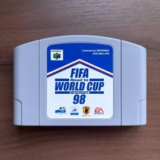 Thumbnail of ebay&reg; auction 406638822882 | FIFA Road to World Cup 98 Nintendo 64 Cartridge Only Tested Japanese ver