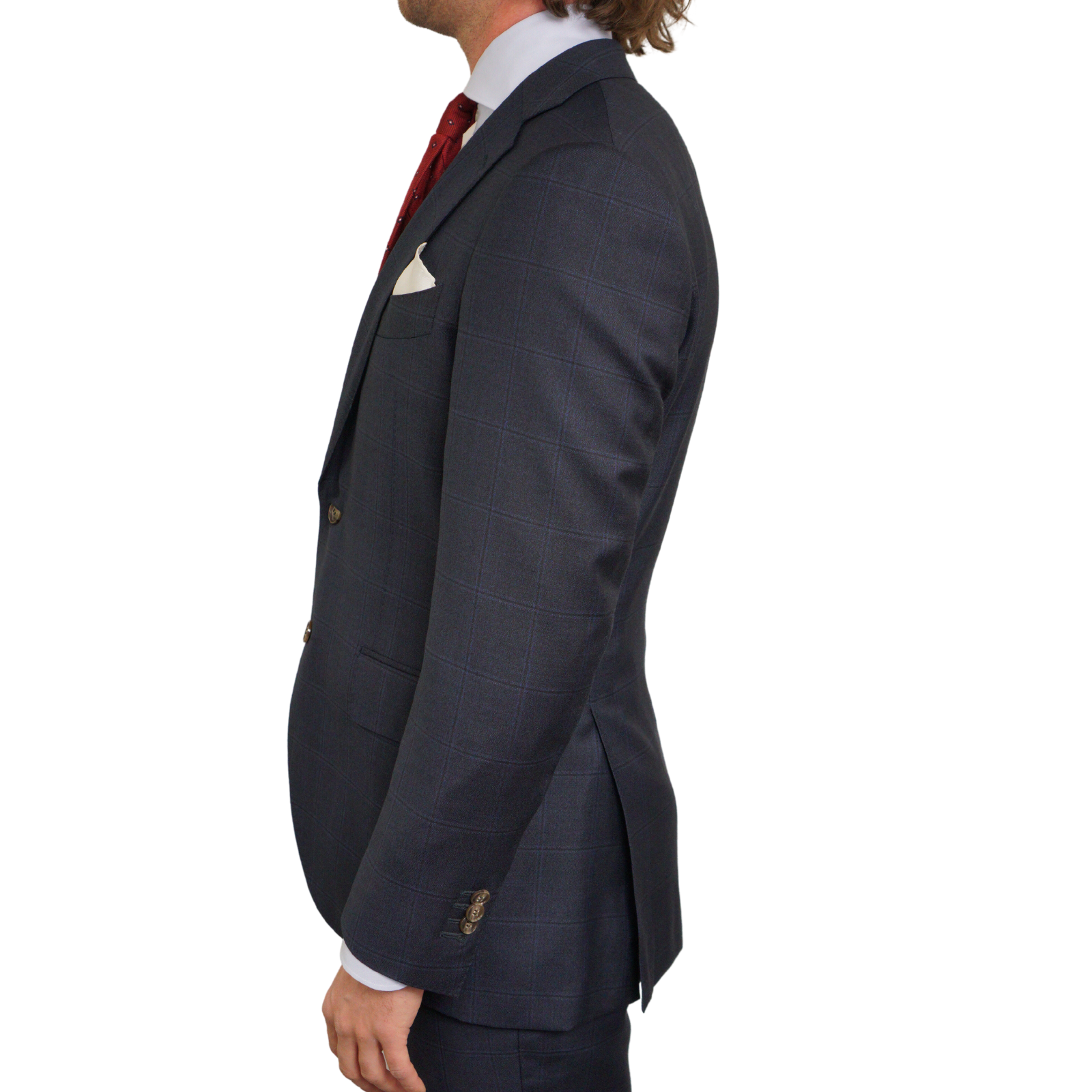 Men Suitsupply Blazer Lazio Single Breasted Checked Fabric EU54 UK/US44