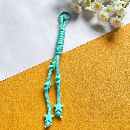 Colorful Keychain on The Phone Charm Anti-lost Keychain Lanyard - Photo 19 sur 19