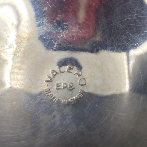 Juego de 2 tazas de vino vintage Valero FB Rogers plato de plata copa chalis barba - Imagen 8 de 15