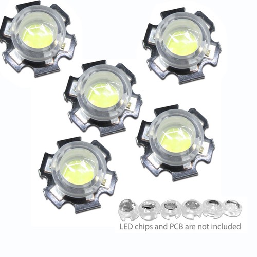 13mm Mini LED lens 20 30 45 60 90 120 Degree Angle for 1W 3W 5W LED Chips - Picture 4 of 5