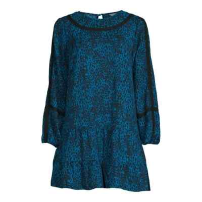 chinese dress ladies Long Sleeve Deep V Lace Babydoll Short Dress Deep V Lace Babydoll Shor –  The Dress Outlet main image 1