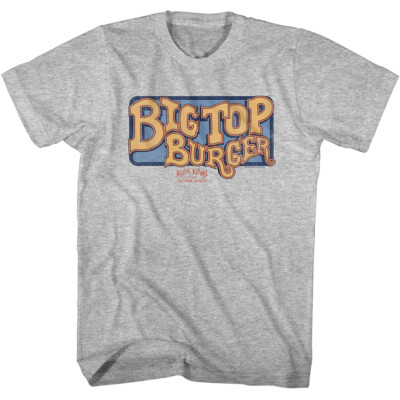 Killer Klowns From Outer Space Big Top Burger Grey T-shirt