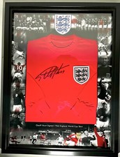 Geoff Hurst signed 1966 World Cup shirt