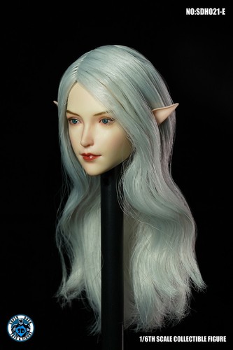 SUPER DUCK 1:6 SDH021E Elves Head Sculpt For 12" Female Phicen TBL Figure Body - Picture 2 of 5