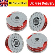 4 x Spool & Line Fits for FLYMO CONTOUR XT 500 700 Power Plus Strimmer New