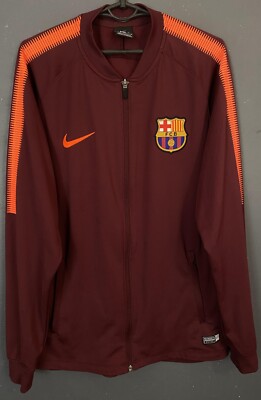 nike /fcバルセロナ 17-18 トレーニングジャケット size:M MEN'S NIKE FC BARCELONA 2017/2018 TRAINING JACKET SOCCER FOOTBALL