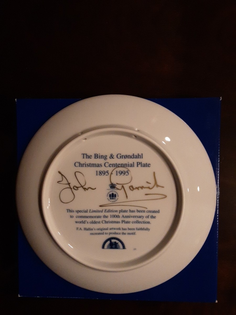 100th anniversary of Christmas plate