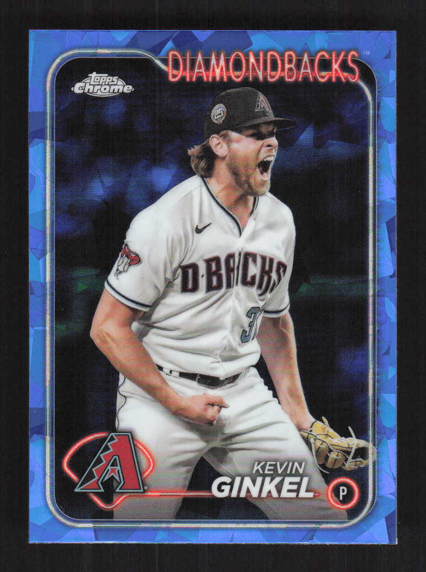 Kevin Ginkel 2024 Topps Chrome Sapphire Arizona Diamondbacks #572