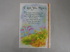 Blue Mountain Arts Greeting Card "I Love You, Mom" (BM187)