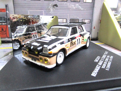 RENAULT 5 Turbo Gr.B Rallye Tour de France Diac 1985 #5 Chatriot Vitesse 1:43