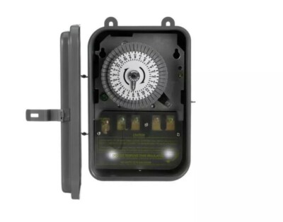 Woods Pro 59104R Outdoor Heavy Duty Mechanical Time Switch