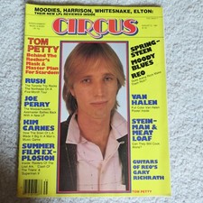 Circus Magazine August 1981 Tom Petty 