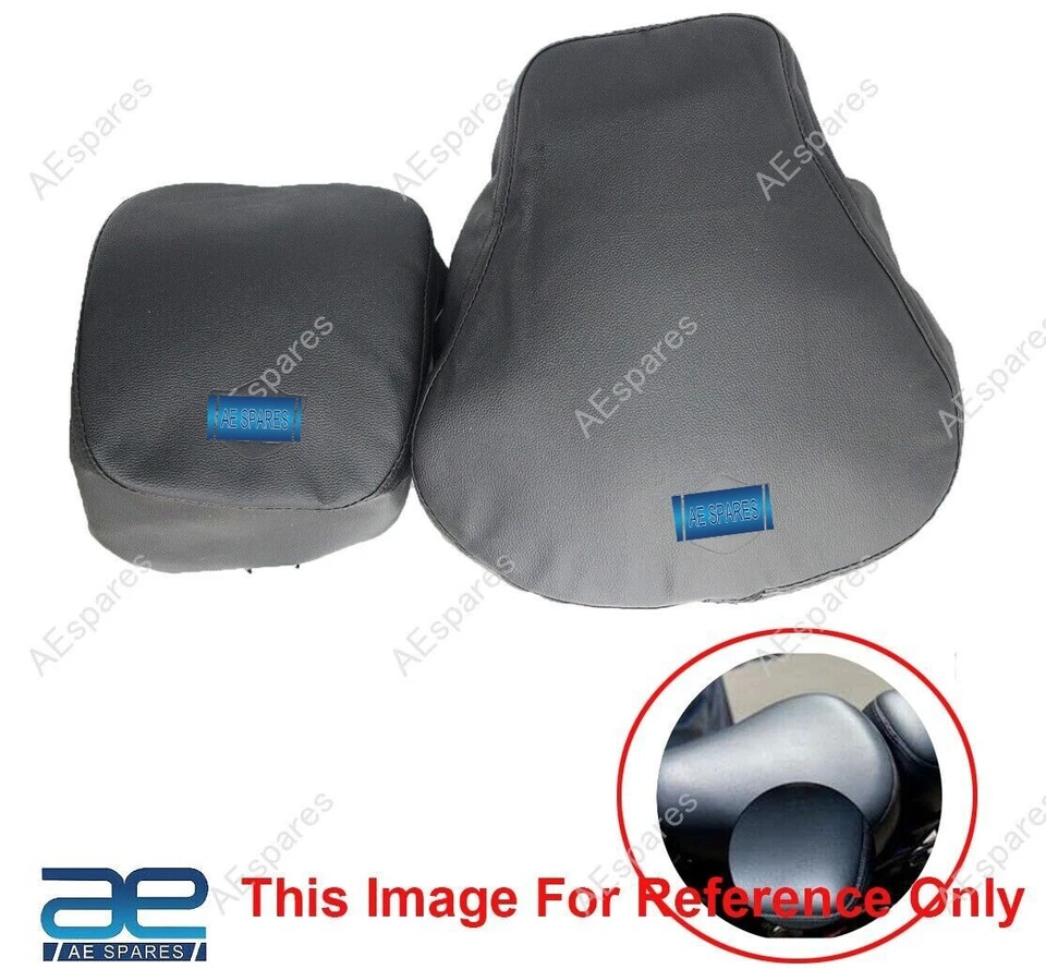 Front & Rear Seat Cover Set Black for Royal Enfield Meteor 350 cc
