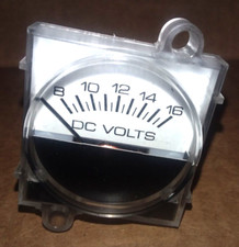 Carboat Volt Gauge Meter 8 16v Dc White