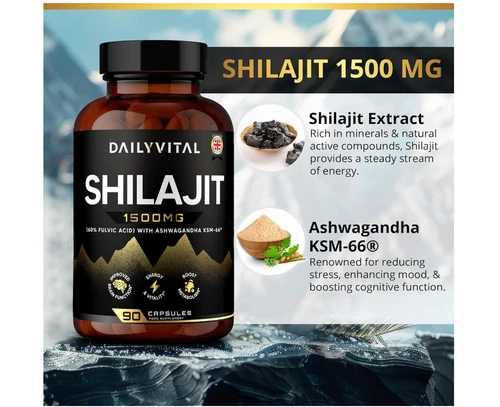 Daily Vital 1500 mg supplement for increased energy vitality metabolism 90 caps - Picture 5 of 11