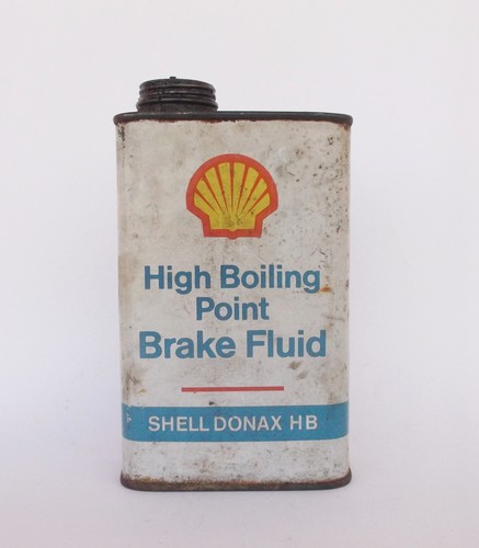 Vintage Shell Donax HB Brake Fluid can tin. Petroliana. Collectible | eBay