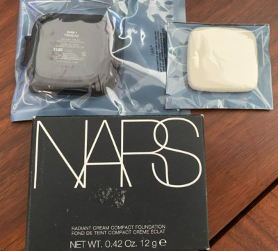 NARS RADIANT CREAM COMPACT FOUNDATION  6317  DARK 1 TRINIDAD  