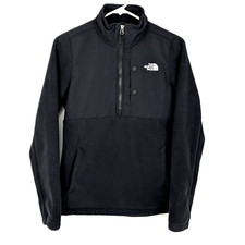 The North Face Quarter Zip Pullover Fleece Pullover Jacket Black Women's Size S