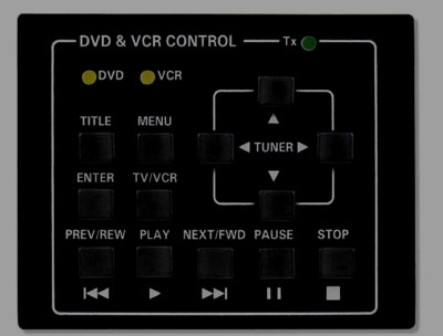 Extron 70-220-02 IRCM DV+ Black DVD & VCR IR Control Panel