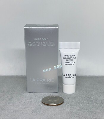 La Prairie Pure Gold Radiance Eye Cream 0.1oz / 3ml Tube NIB