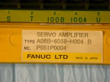 FANUC SERVO AMPLIFIER A06B-6058-H004 RECONDITIONED W/ 6M WARRANTY EXCHANGE