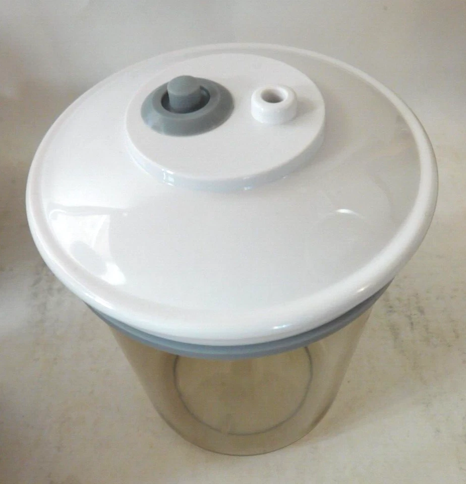 25 oz Food Saver 4" x 5 7/8" Tinted Canister - Изображение 2 из 2