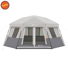 Carpa Tienda De Campaña Para 8 Personas Camping Tent Rain Fly 8-Person Spacious