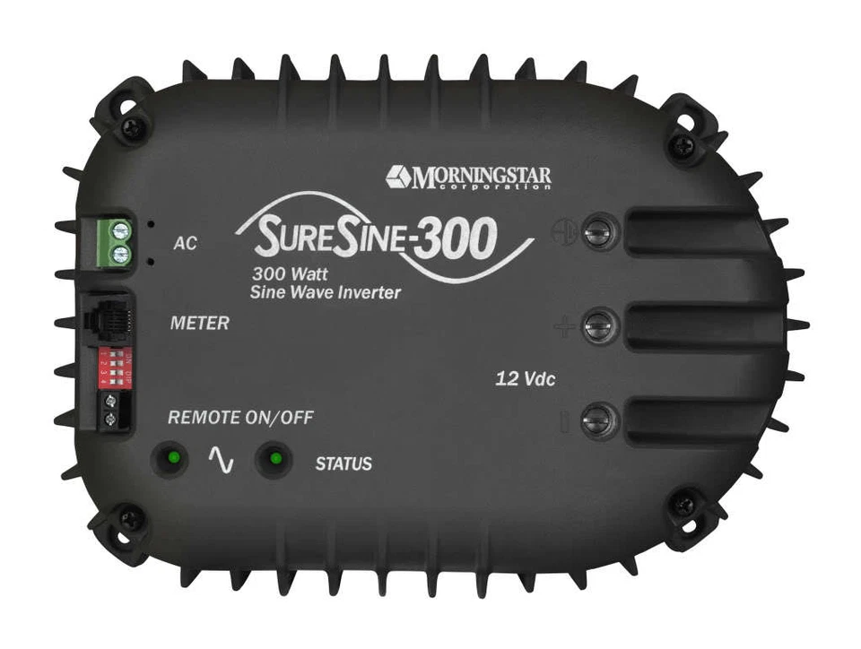 Morningstar SI-300-115V-UL SureSine Wave Inverter 300 watt (115 volt, 60hz AC)
