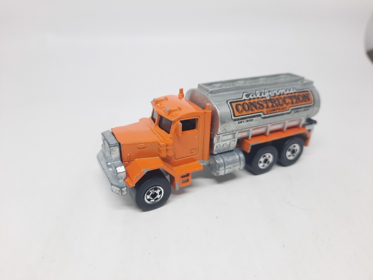 ホットウィール TANK TRUCK 1979 Hot Wheels Peterbilt California Construction Co. Tanker