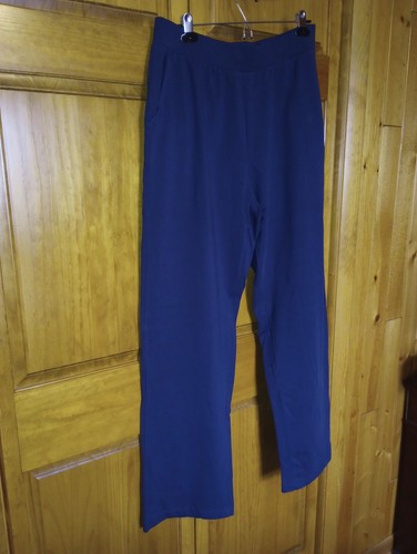 NWOT Tall Womens stretch pants Blue LG with 33.5 inseam 32 waist Woman Within - Picture 10 of 20