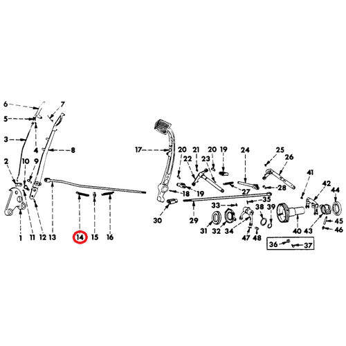 Juego de 2 resortes de embrague/freno/TA para tractores International/Farmall 357164R1 - Imagen 2 de 2