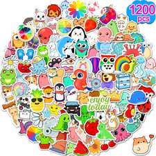 1200 Pcs Stickers for Kids, Cute Water Bottle Stickers for Teens, Kawaii Vinyl P