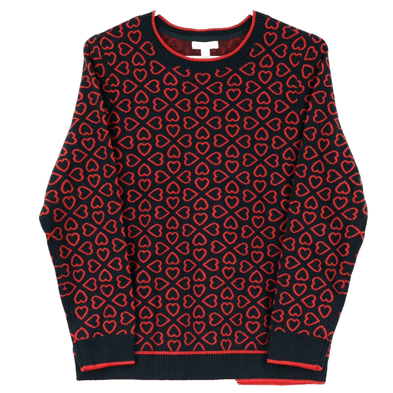 Coração de Algodão Charter Club Suéteres Femininos