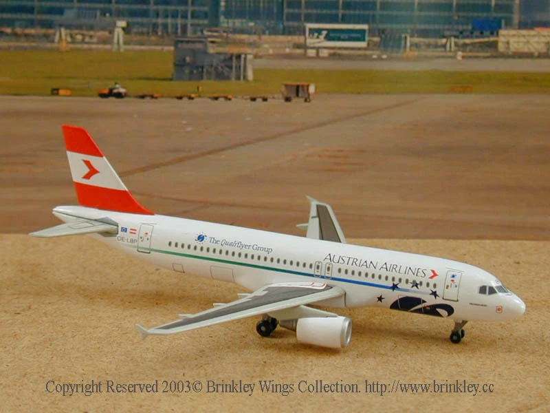 DRAGON WINGS AUSTRIAN Airlines A320 1:400 Diecast Commercial Plane Model 55339 - Image 3 of 4
