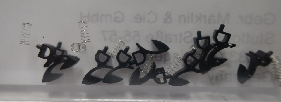 ( H6 / 58 ) Märklin E241685 Spur Z 10x Kupplung & Feder Neu Ovp Ersatzteile