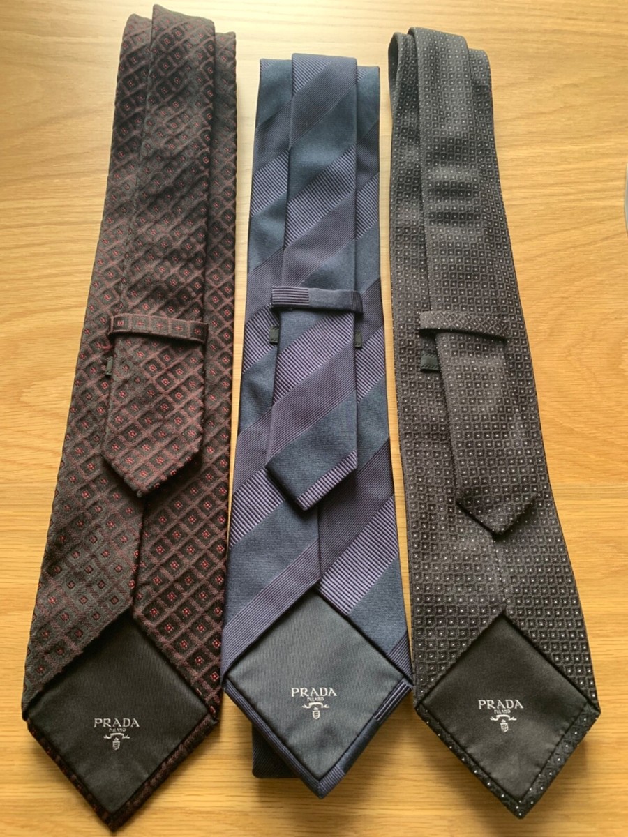 prada mens ties