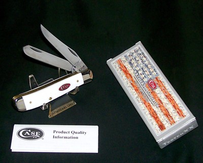Case XX 6207 White Knife Mini Trapper USA 3.5