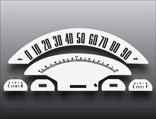 White Face Gauges For 1956 Ford F150 F250 F350 Pickup Truck White Face Gauges For 1956 Ford F150 F250 F350 Pickup Truck