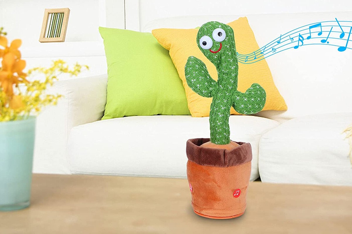 Cactus Parlante E Danzante – Giocattolo Interattivo In Tedesco, Regalo Per Bambini