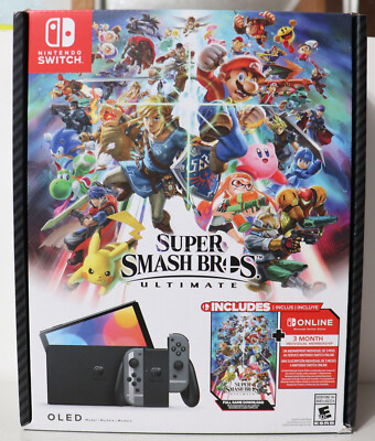 Nintendo Switch OLED Super Smash Bros. Ultimate Console Bundle Limited Edition