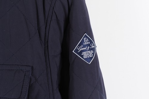 GANT Bernard The Quilter Men's Quilted Blue Navy Casual Jacket L Large - Picture 4 of 10