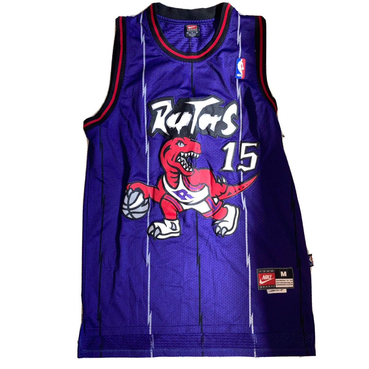 Vince Carter Nike Purple #15 Toronto Raptors Vintage Basketball