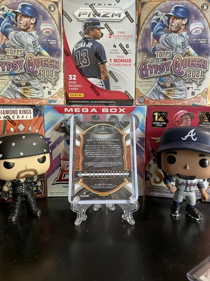 2021 Select Concourse Tri-Color #79 Mike Yastrzemski - San Francisco Giants - Image 2 of 2